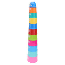 11Pcs Stackable Cup Toy Roll Cups Kids Blocks Early Educational Toy