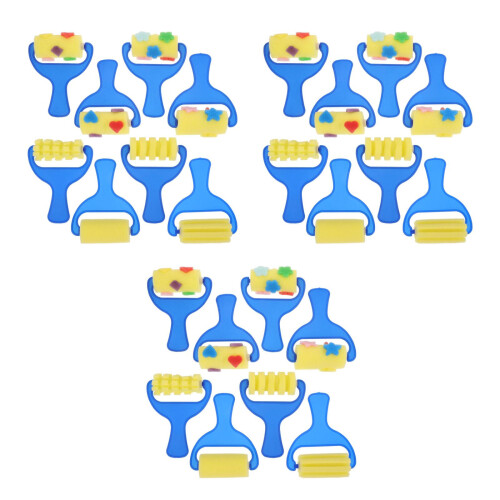 6 Sets Modeling Child Sponge Painting 2