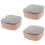 3 Count Wire Storage Case Desktop Organizer Organisers Cable Pink 6