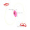 2Pcs Jumbo Balls Pulling Toy Assorted Sports Balls Fun Play 3