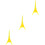 3 Sets Transparent Crystal Puzzle Eiffel Tower 3D Jigsaw Model Decor 6