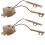 3 Pairs Plastic Multifunction Earmuffs 2