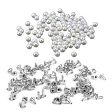 200 Pcs Diy Craft Rivets Studs For Bag Shoe Decoration 10mm