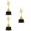 3Pièces Trophées Danse Ballet Or Pour Cadeaux Décoration 7
