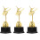 3Pièces Trophées Danse Ballet Or Pour Cadeaux Décoration 4