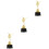3Pièces Trophées Danse Ballet Or Pour Cadeaux Décoration 5