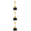 3Pièces Trophées Danse Ballet Or Pour Cadeaux Décoration 8