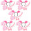 5Ensembles Bandeau Oreilles De Et Queue Cosplay Rose 10
