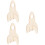 15 Stuks Ongeverfde Speelgoed Diy Montage 8