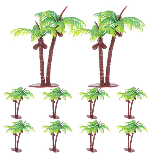 30 Pezzi Alberi Cocco Miniatura Artificiali Per Decorazioni