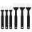 6Pz Set Olio Barbecue Nero Manico Ergonomico 6