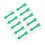 10Pz Decalcomanie Segnaletica Verde in Materiale PP 8