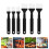 6Pz Set Olio Barbecue Nero Manico Ergonomico 7