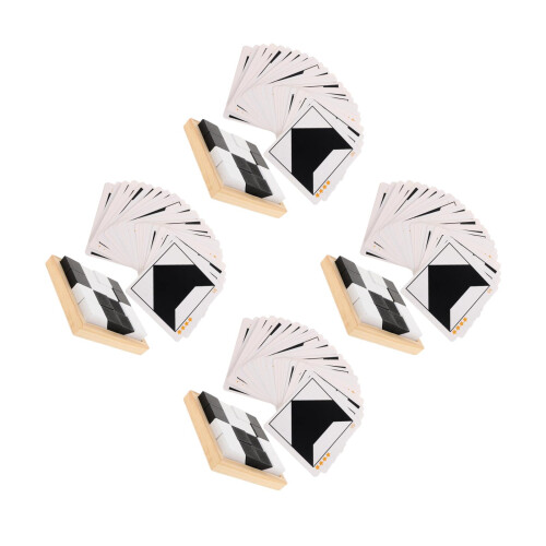 4Pcs Blocos -Cabeça Crianças Educativo 2