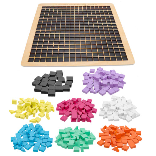 Conjunto De -Cabeça Com Blocos De Educativo