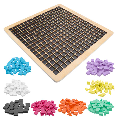 Conjunto De -Cabeça Com Blocos De Educativo 2