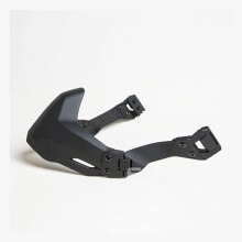 Tactical Helmet Protective Mask Folding Half Seal Mask Black A for Airsoft, Paintball, and Tactical Gear