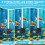 Solar Powered Air Pump Kit with 3 Modes for Fish Tank Pool Pond, Black 2