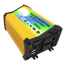Car Modified Wave Power Inverter 300W 12V to 220V/110V DC to AC Converter with Dual USB Ports for Camping RV Solar Use