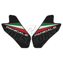 Motorcycle Anti-Slip Side Tank Pad Grip Knee Mat for Ducati Panigale V2, Durable Material, Enhanced Protection, Black Color