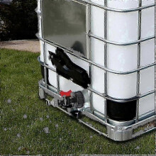 brand-new 1000 Liter Ibc Water Tank with S60x6 Adapter Valve And 3/4-Yvan (Faucet Only)[PB] n z