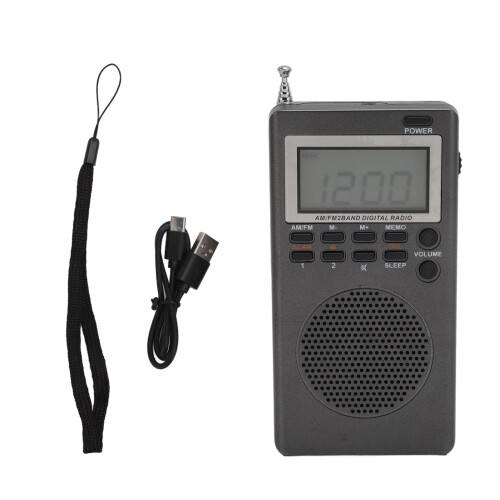 Two Band Portable Pocket Radio with Easy Interface and Great Reception 1