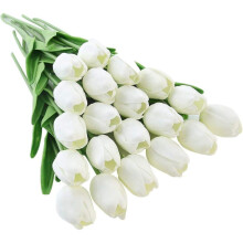 Flori artificiale de lalele pentru decor de nuntă, suprafață impermeabilă cu varietate de culori, sârmă de latex din plastic, pentru