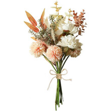 Silkeblomsterarrangement, kunstige blomster med realistisk visnende effekt, fleksible grene til boligindretning, perfekt til bryllupsdekorationer og