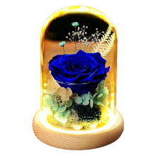 Decoração multifuncional, elegância eterna, presente de flor preservada para decoração de casa e diversas ocasiões, rosa artificial que nunca