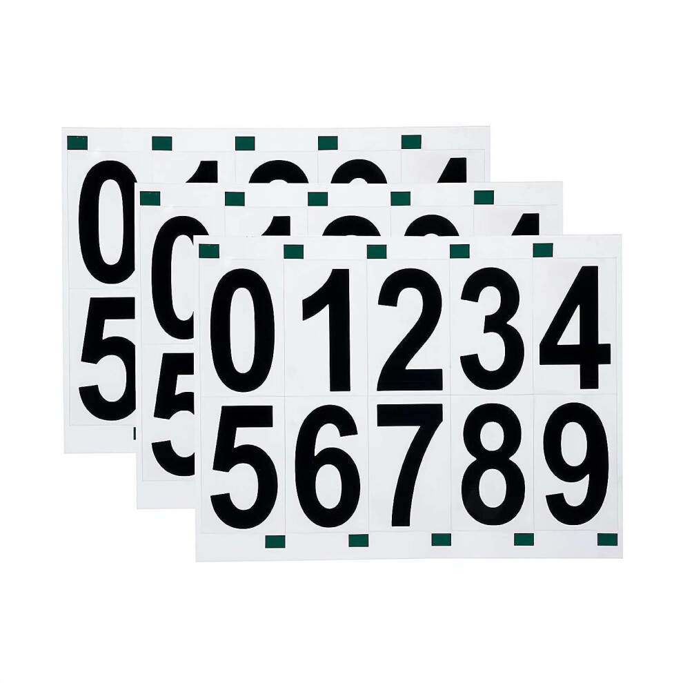 Vinyl Number Stickers With Reflective Finish, Self Adhesive Waterproof Numbers For Mailbox House Door Car, High Quality Vinyl Material Ensures Durabil 9468298599384