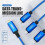 ISOFT IS-003A Data Transmission Cord Lightning to Lightning Easy Copy Data Cable for iPhone 2