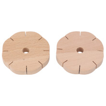 Seilflechtgerät für handgefertigten Schmuck, Armbandstrickmaschine aus Holz mit präzisem Schlitzsystem für Kordelwebprojekte, Garnstrickmaschine