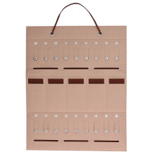 Lederen zonnebrilhouder voor aan de muur, elegant design, lichtgewicht, opvouwbare vilten zonnebrilhouder voor huisdecoratie.