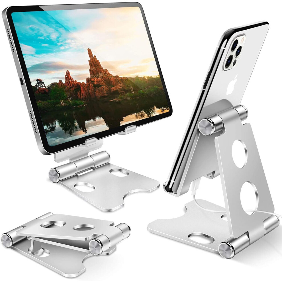 Portable Cell Stand With Multiple Angle Adjustment, Universal Cell Phone Holder Offers Sturdy Construction For Smartphones, Adjustable Phone Stand 9128293558679