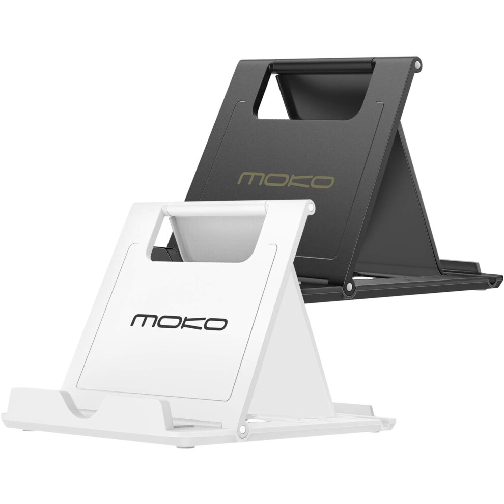Portable Phone/Tablet Stand, Multi-Angle Viewing For Devices 6-8", Universal Compatibility With Stable Abs, Rubber Pads Protection, Foldable Design 9128293558792