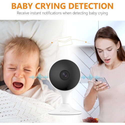 2K Security Camera Indoor, Clear Two-Way Audio, Real-Time Motion Alert, Starlight Night Vision, Easy Setup, Multi-User Sharing, Alexa Compatible 2