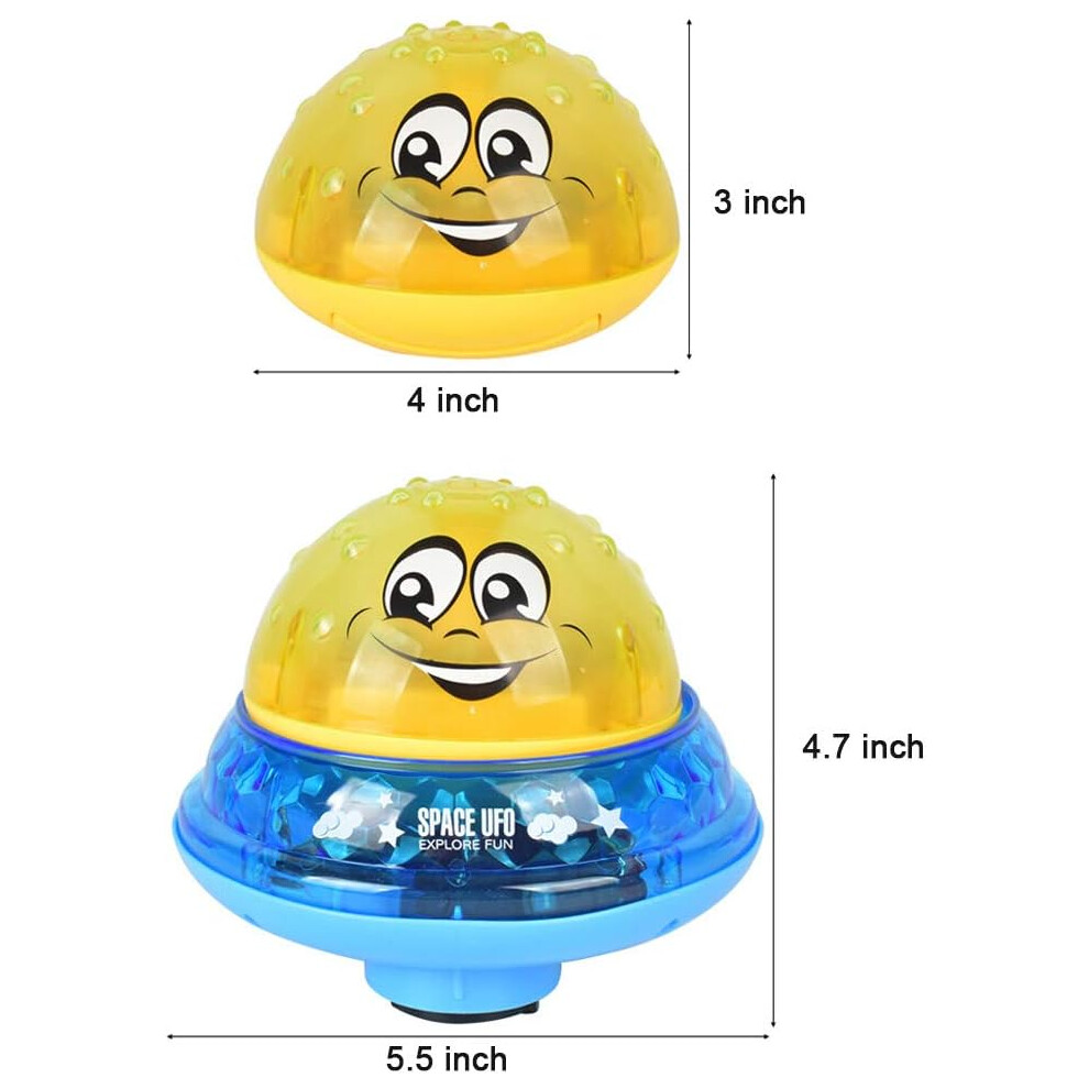 Dynamic Ing Effects For Toddlers, Up Bath Toys With Sprinkler Bathtub Fun, Automatic Spray Water Floating Pool S, Safe & Durable Abs Light