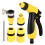 Spray Pattern Innovator, Heavy Duty Garden Hose Nozzle With Retractable Design For Versatile Functionality, Adjustable Water Flow For Optimal Use In 1