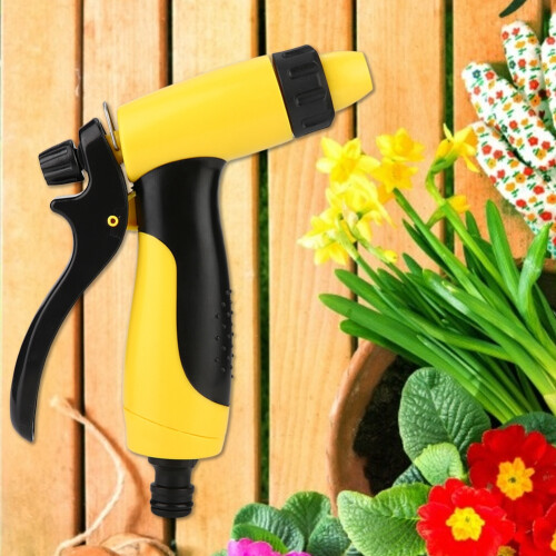 Spray Pattern Innovator, Heavy Duty Garden Hose Nozzle With Retractable Design For Versatile Functionality, Adjustable Water Flow For Optimal Use In 2