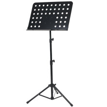 Music stand for instrumental performances, metal folding music stand, book stand, lightweight, portable, with carrying bag, 150*50cm, black.