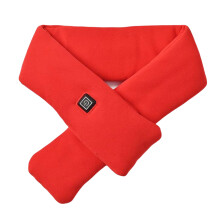 Écharpe chauffante alimentée par USB avec cache-cou-Rouge festif