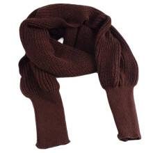 Femmes tricoté Wrap châle pull châle avec manches mode-Café