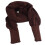 Femmes tricoté Wrap châle pull châle avec manches mode-Café 1