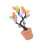 Decorative Easters Eggs Tree Potted Plant-Gold spotted Easter 1