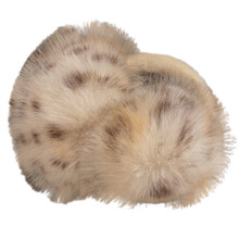 Cache-oreilles en peluche à la mode pour femmes et-Couleur café
