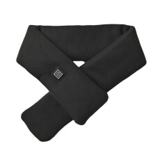 Écharpe chauffante pour femmes et hommes, coussin-Noir graphite