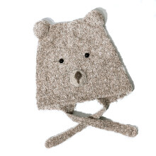 Chapeau en peluche ours à la mode, taille réglable,-couleur moka
