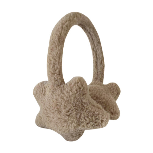 Cache-oreilles chaud en peluche, cache-oreilles en forme-kaki