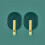 2pcs Dark Green Hooks 8.6x5.2cm High-Bearing 12