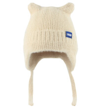 Chapeau ours blanc, couvre-chef surdimensionné pour le-Beige